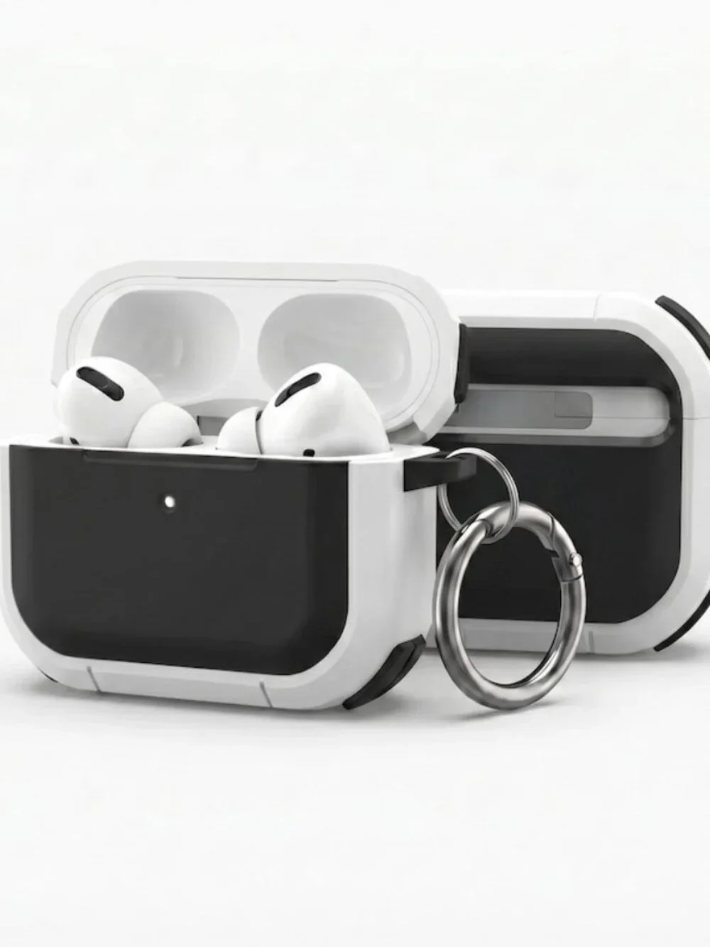 White AirPods Pro Heavy Duty Case - Shockproof Armor Cover